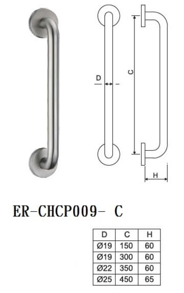 Glass Door Pull Handle ER_CHCP009_C